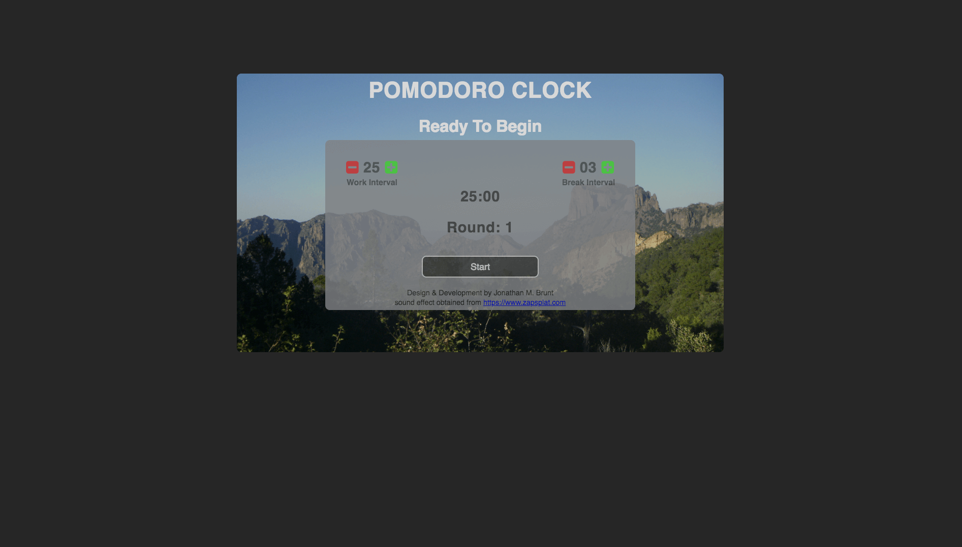 Electronic Pomodoro Clock